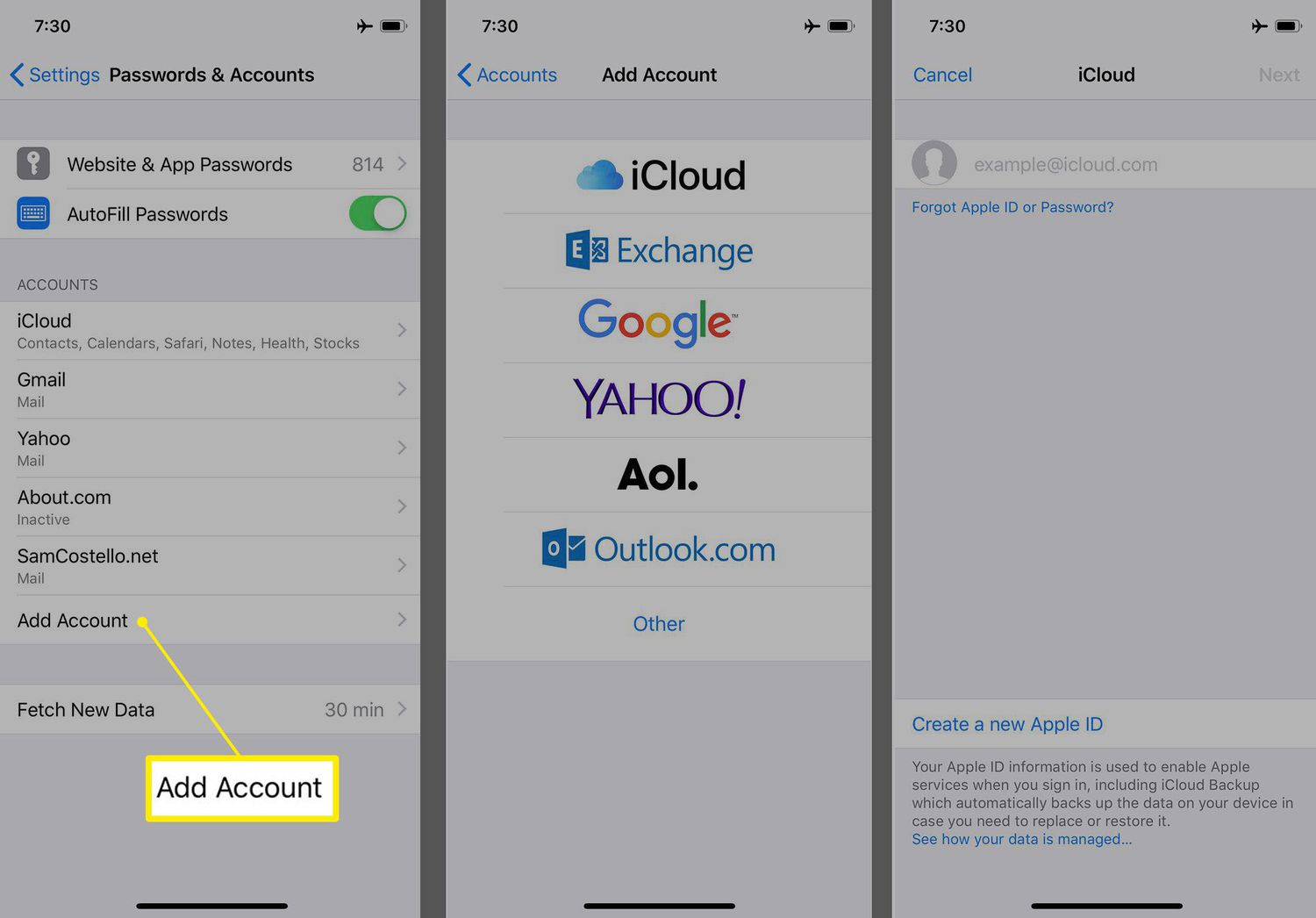 Как подключить гугл аккаунт на айфон How to Add Your Email Account to an iPhone CellularNews