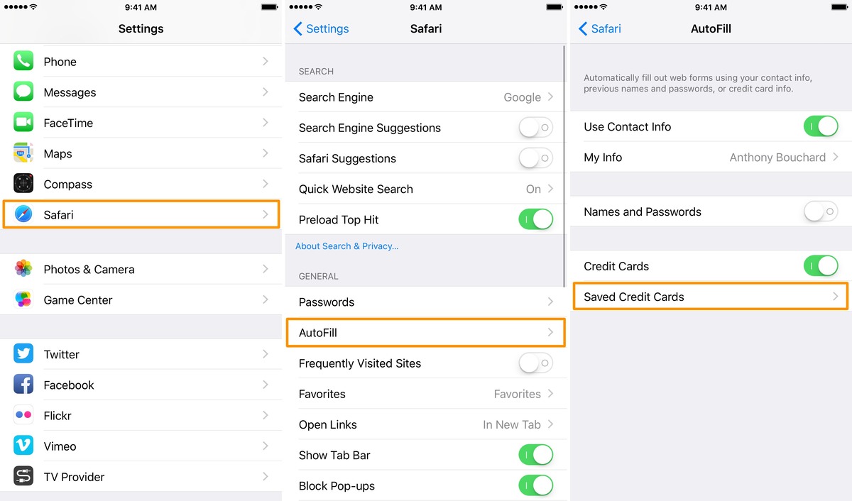 how-to-delete-saved-cards-on-iphone