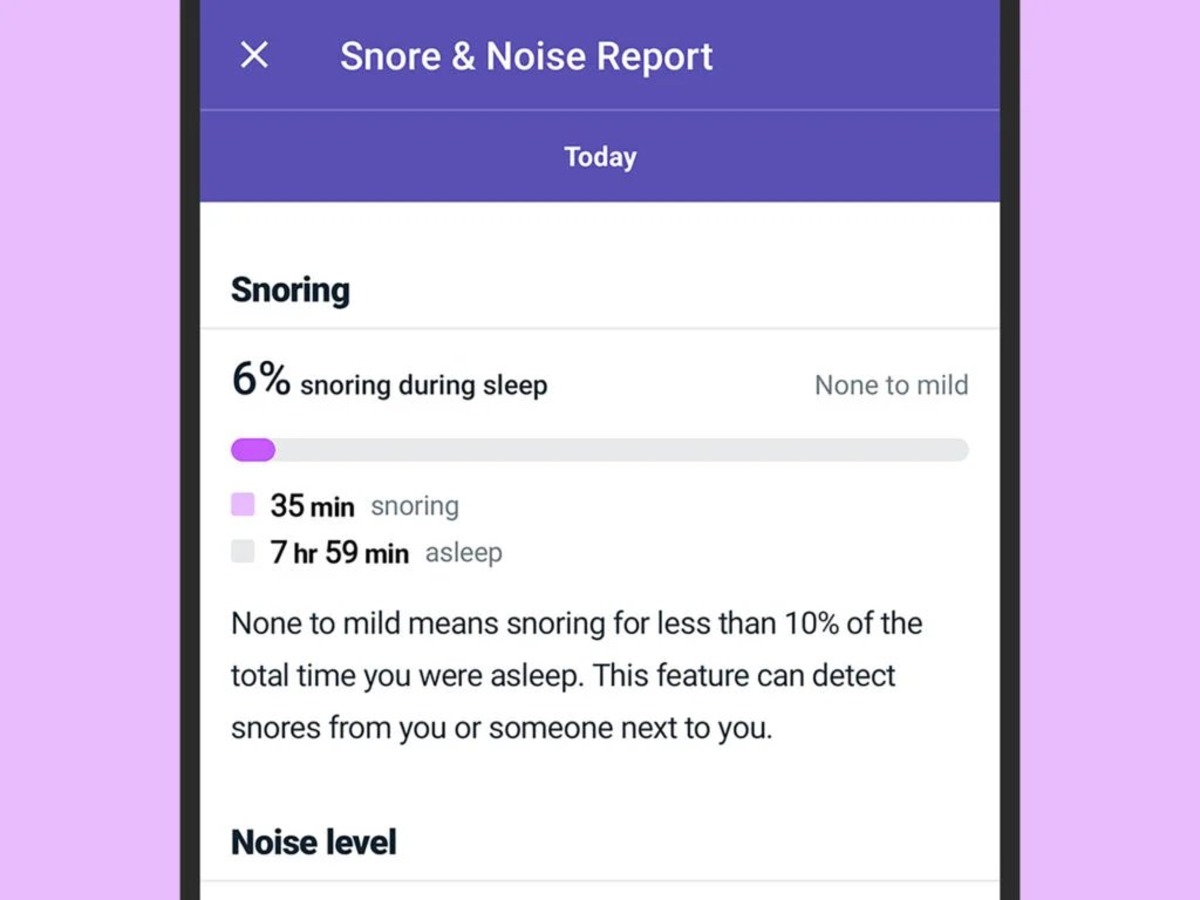 how-to-see-snore-report-on-fitbit