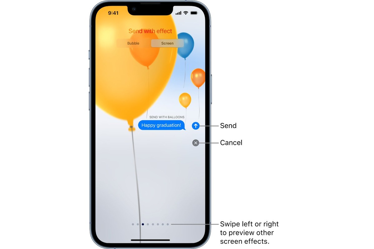 How To Send Birthday Balloons In iMessage With iOS 10