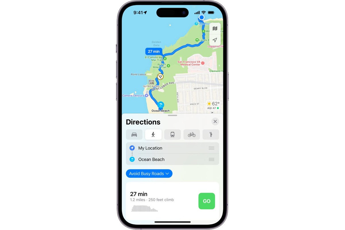 Switch between Turn-by-Turn Directions & Overview When Walking ...