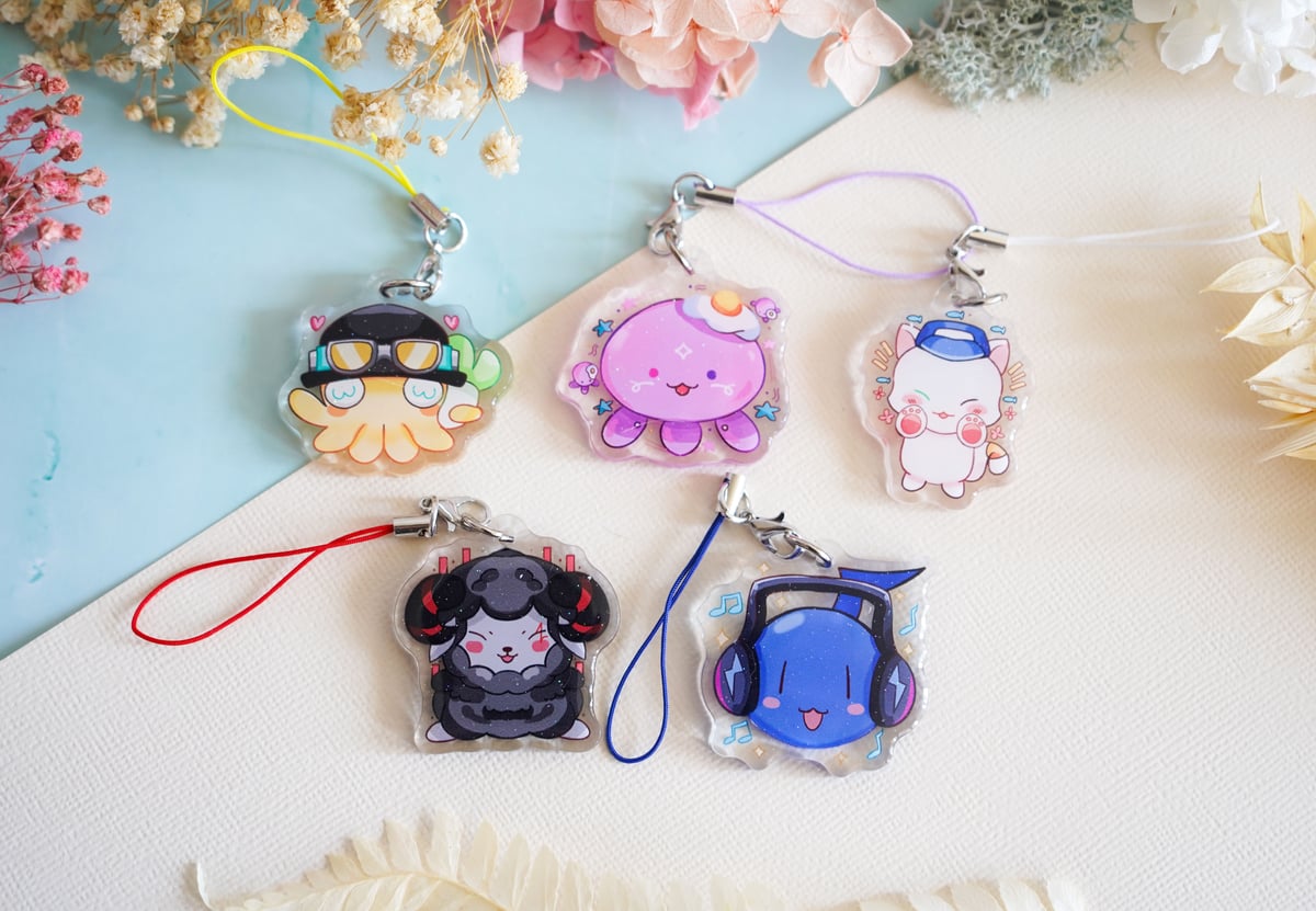  LIRUNQIN Phone Charm Strap Kawaii Accessories