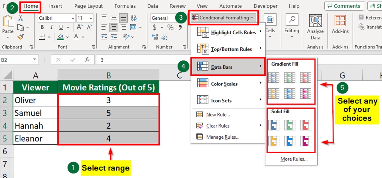 how-to-add-data-bars-in-excel