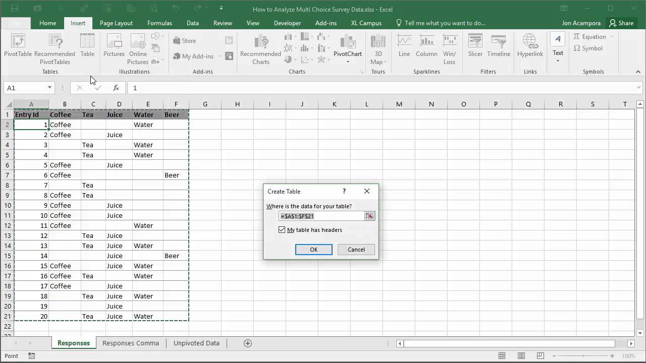 how-to-analyze-survey-data-in-excel