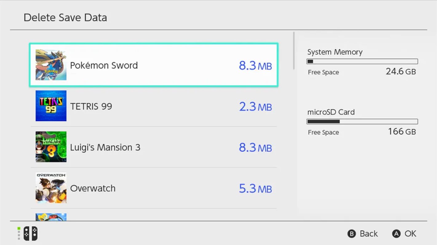 how-to-delete-save-data-pokemon-sword