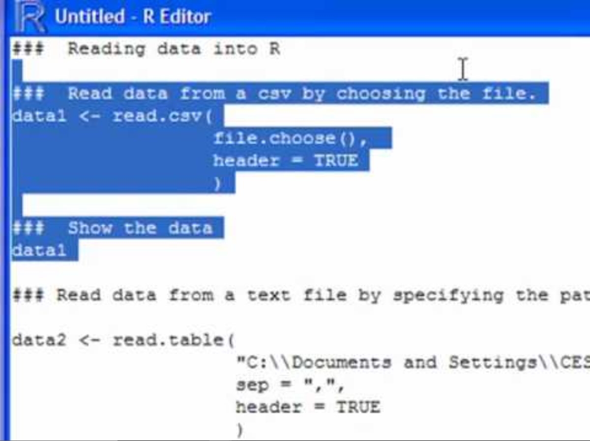 How To Read Data In R Open Source Biology Genetics Interest Group