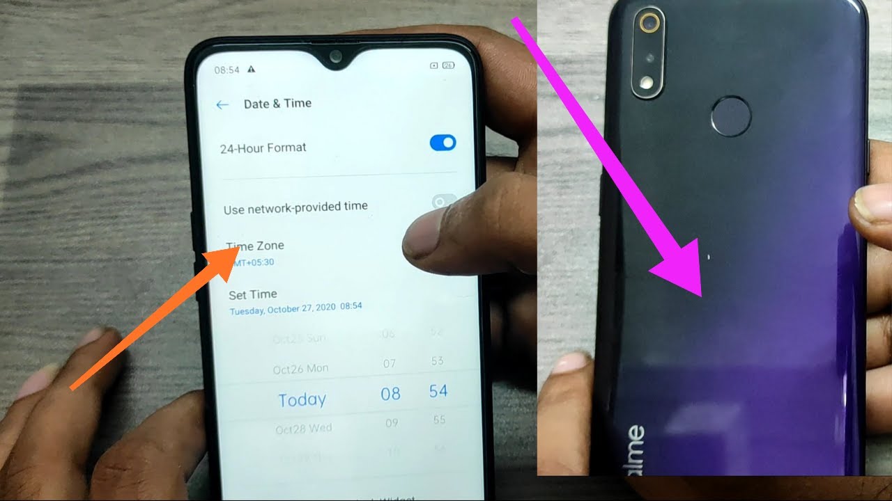 how-to-set-time-on-realme-phone