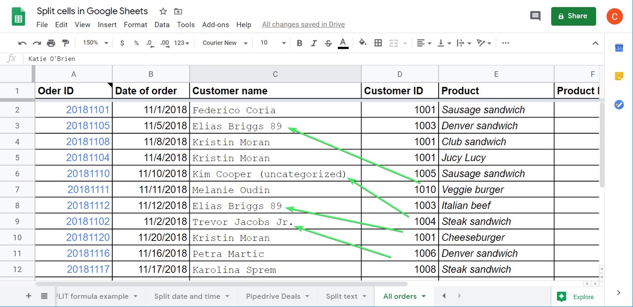 how-to-split-data-in-google-sheets