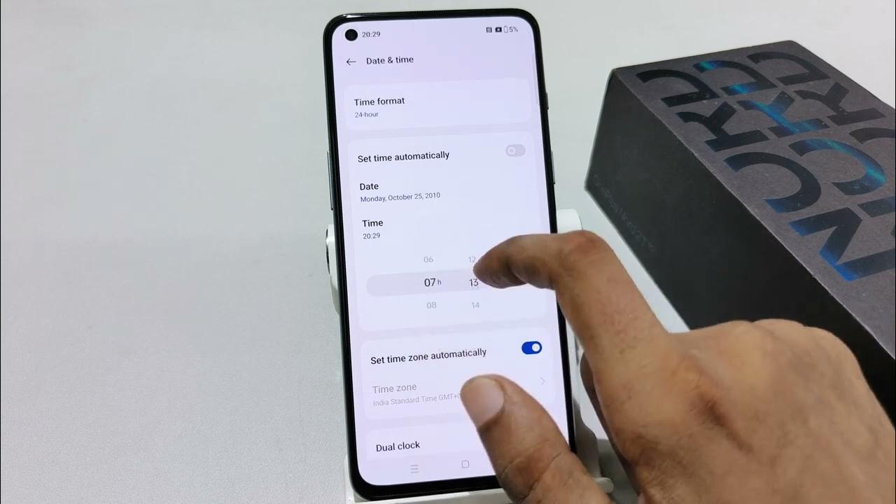 how-to-change-time-in-oneplus-nord