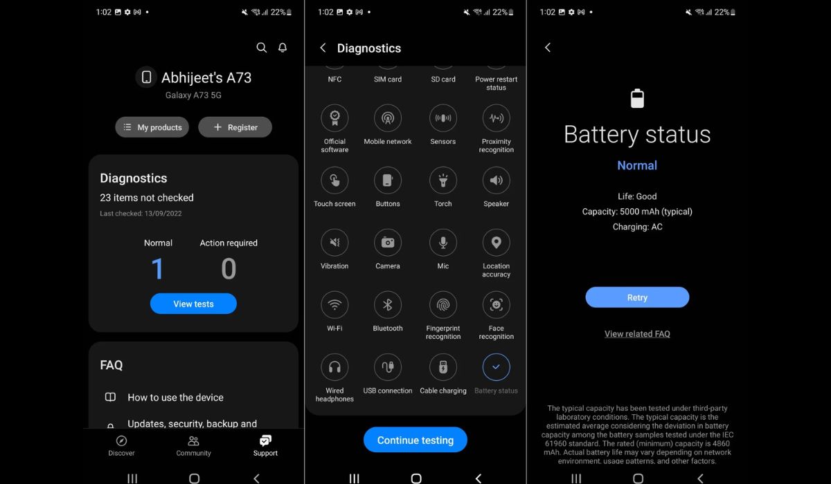 how-to-check-battery-health-on-samsung-s20