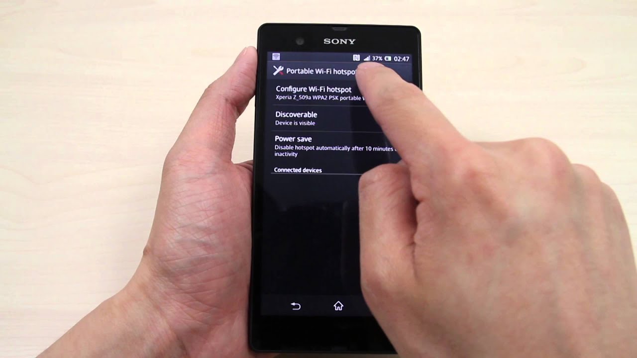 how-to-find-network-security-key-when-connecting-to-hotspot-with-xperia-z5