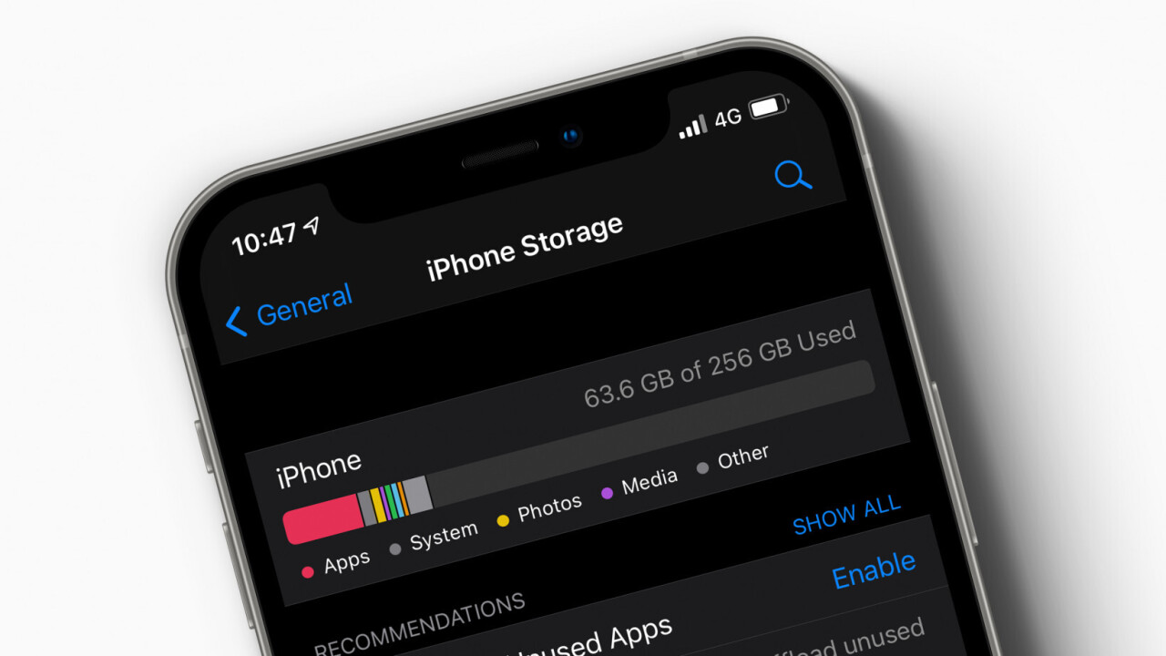 how-to-check-iphone-12-storage