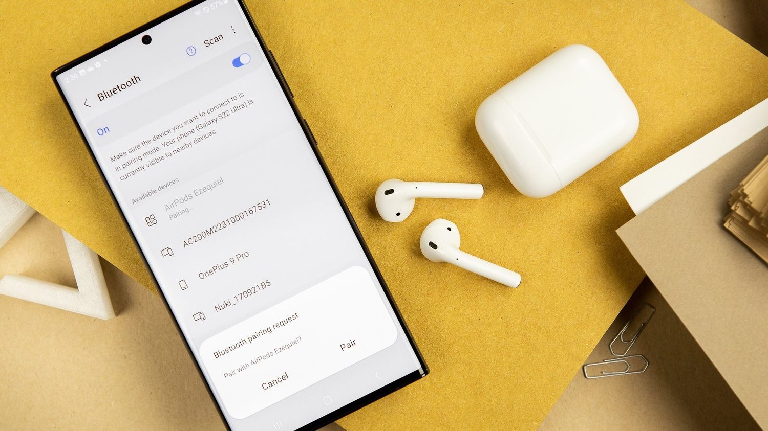 how-to-connect-airpods-to-samsung-galaxy-s21