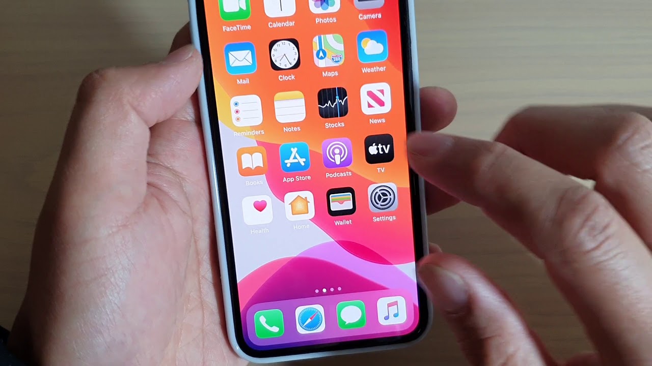 how-to-get-home-screen-on-iphone-11