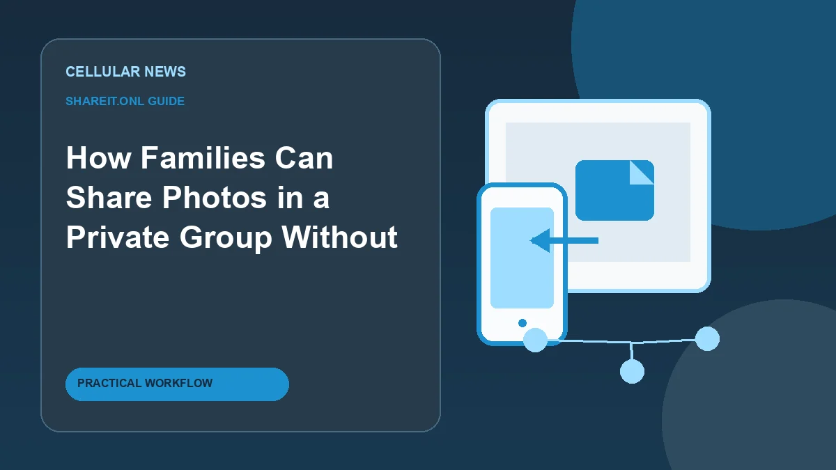 How Families Can Share Photos in a Private Group Without Compression