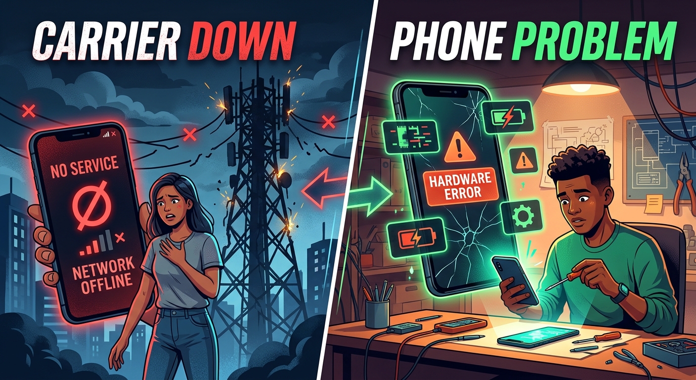 How to Tell If Your Carrier Is Down or Your Phone Is the Problem
